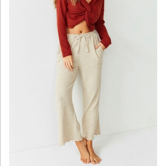 OUT FROM UNDER COZY CULOTTE PANTS URBAN OUTFITTERS Large - Picture 1 of 4